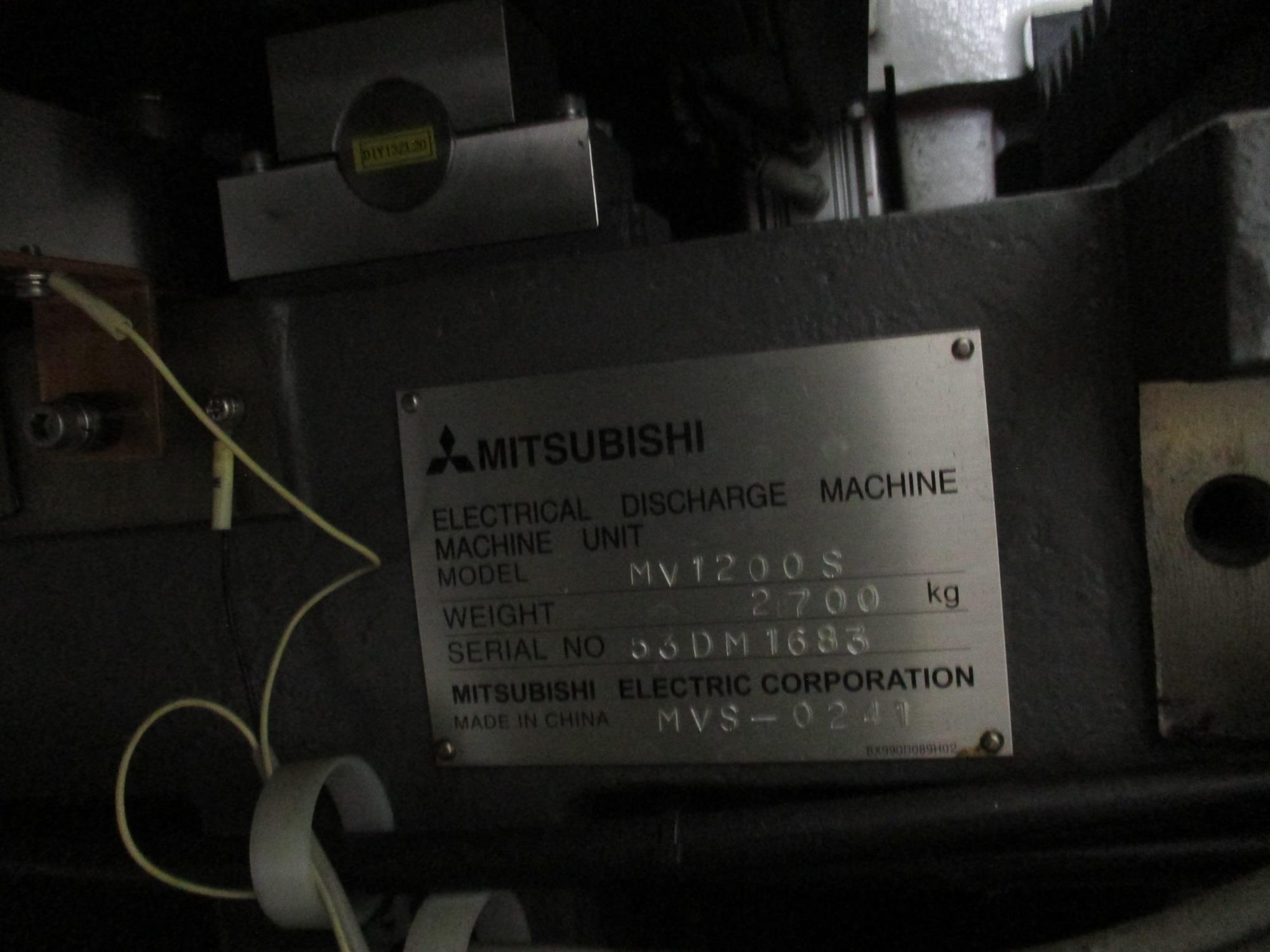machine specs for the Mitsubishi MC1200S MED+PRO3 CNC Wire EDM
