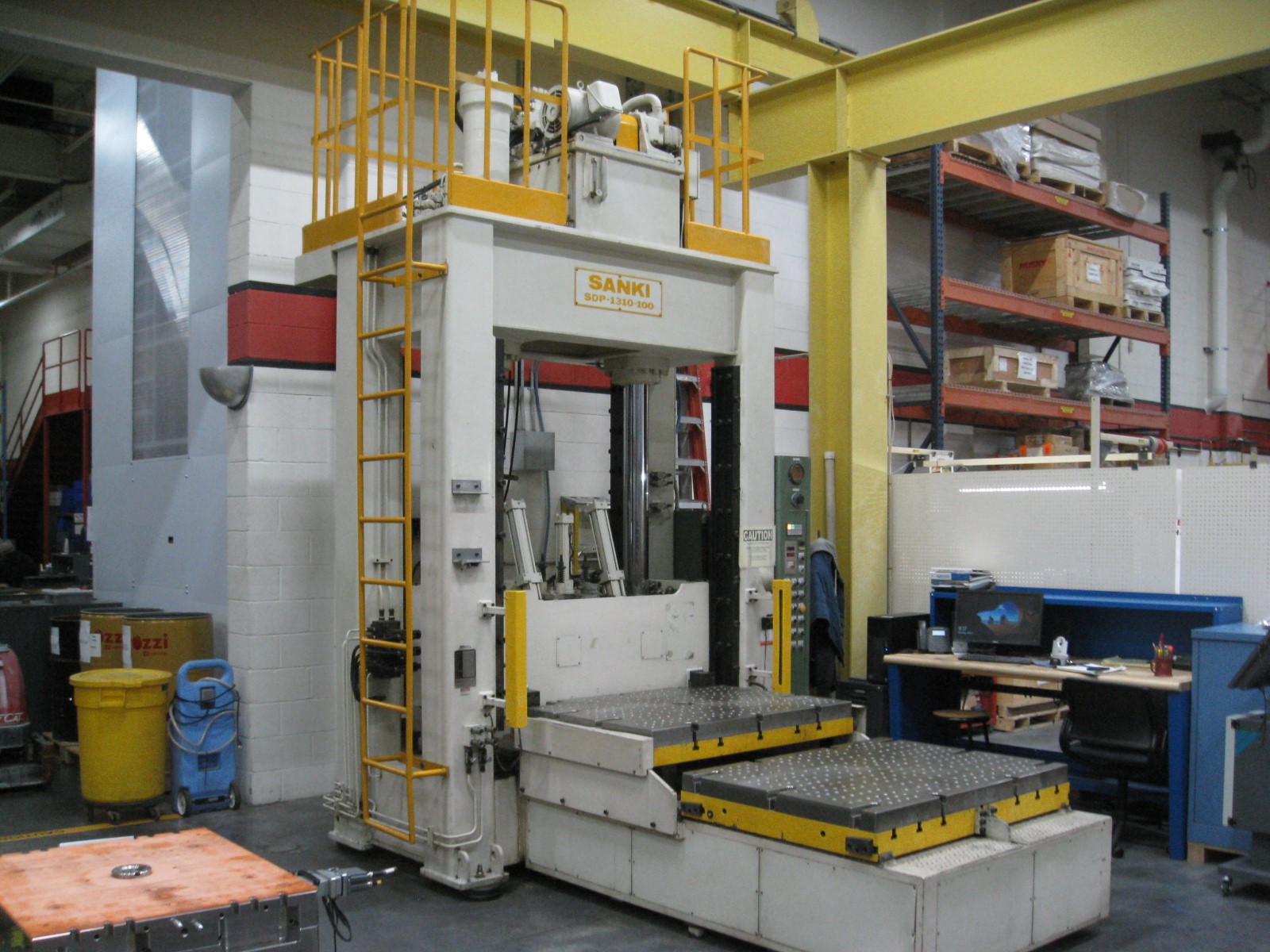 Used Sanki SDP1310-100TD Hydraulic Die Spotting Press