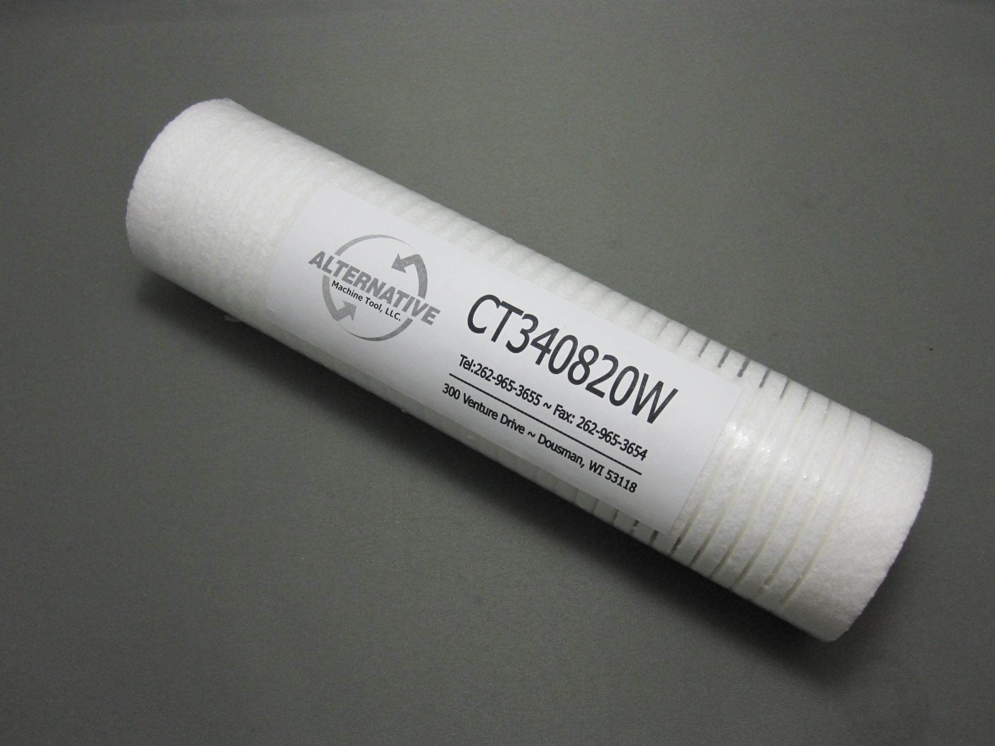 100340840- FLUSH/AF FILTER FOR CHARMILLES - WHITE