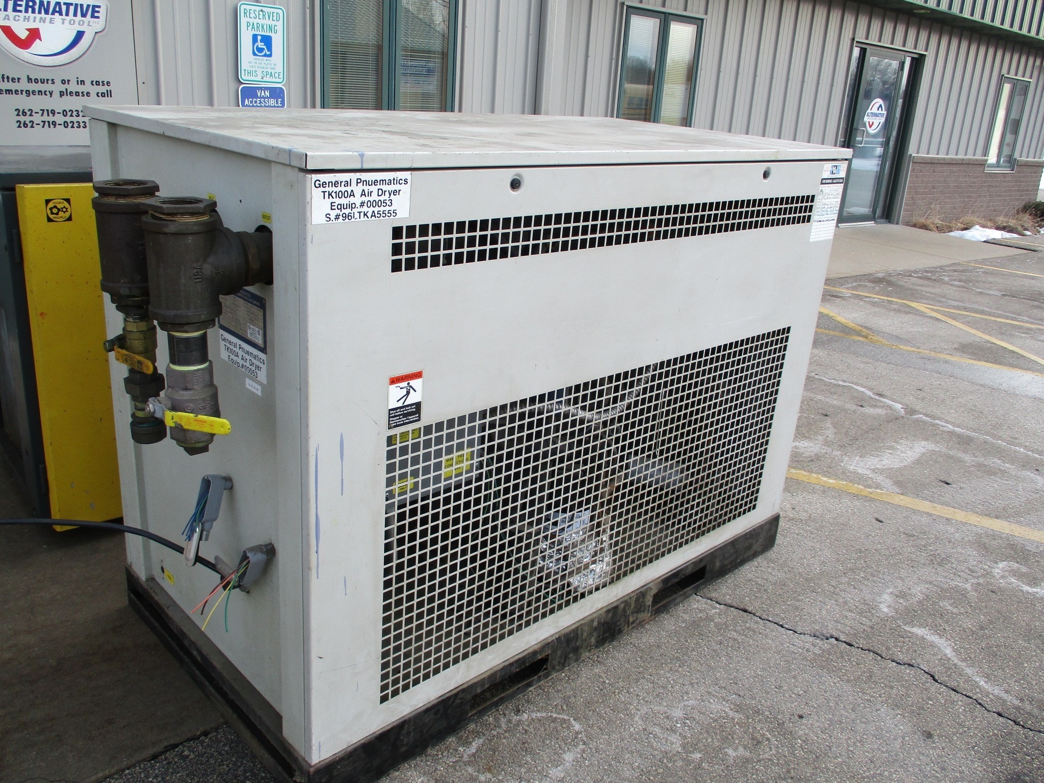 Used General Pneumatics 96LTKA5555 Refrigerated Air Dryer